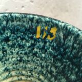 Signed Accolay ceramic vase, France 1950