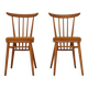 Pair of wooden dining room chairs by Tatra Pravenec 1960
