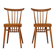 Pair of wooden dining room chairs by Tatra Pravenec 1960
