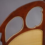 1900 three-leaf mahogany screen by Felix Bernard
