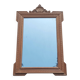 Louis XVI mirror in carved wood, 19th century.