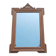 Louis XVI mirror in carved wood, 19th century.