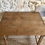 Renovated antique folding work table