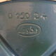 8 vintage ceramic red fondue plates