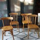 Suite de quatre chaises bistrot
