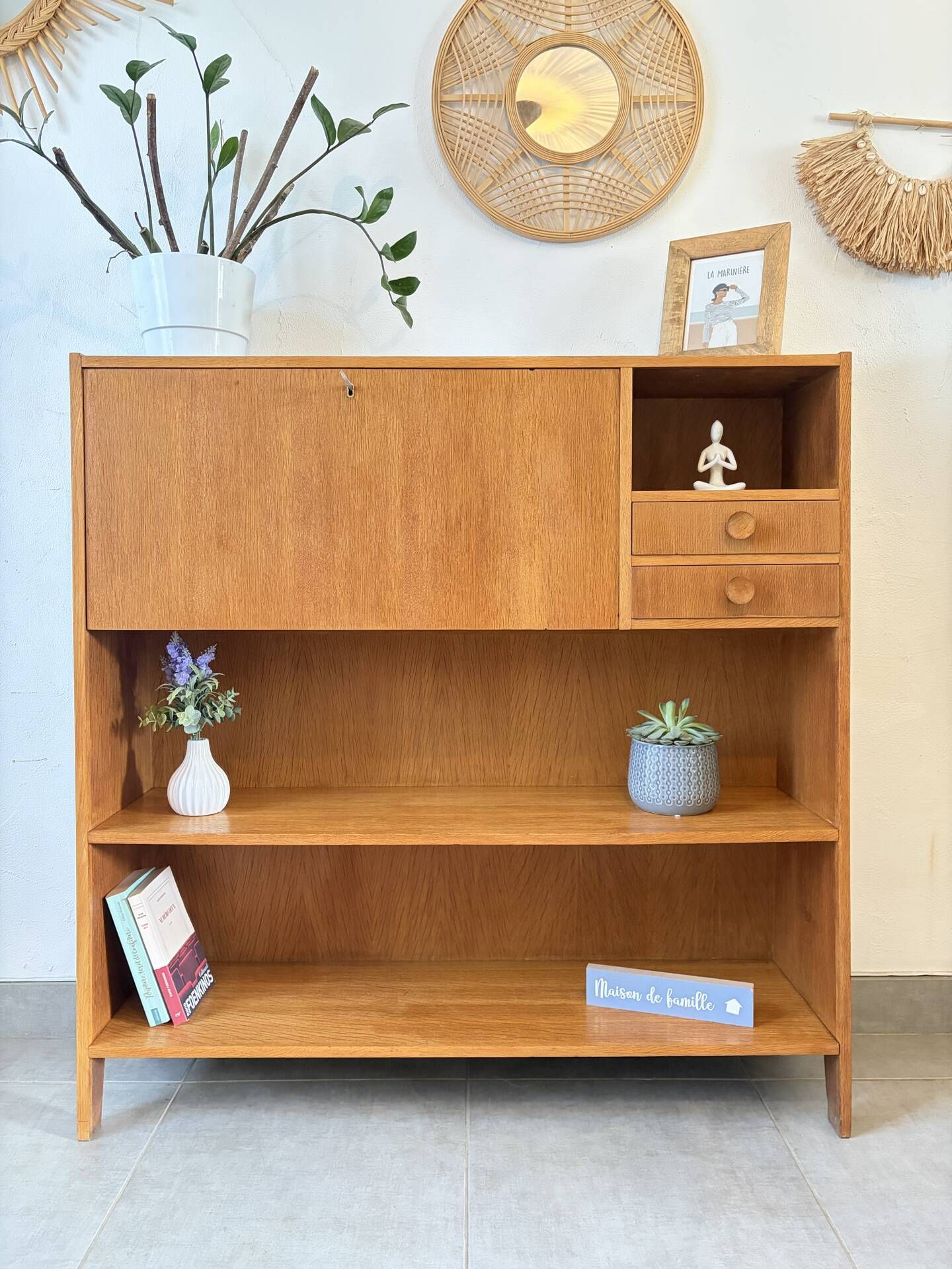 Meuble de rangement vintage des années 60