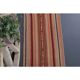 Vintage Turkish Hand-Knotted Wool Cotton Red Kilim Runner Rug 53x220