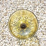 Antique Large Smoked Blown Glass Cup