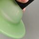 Green glass UFO pendant lights from Design-Light, early 1990s in Denmark