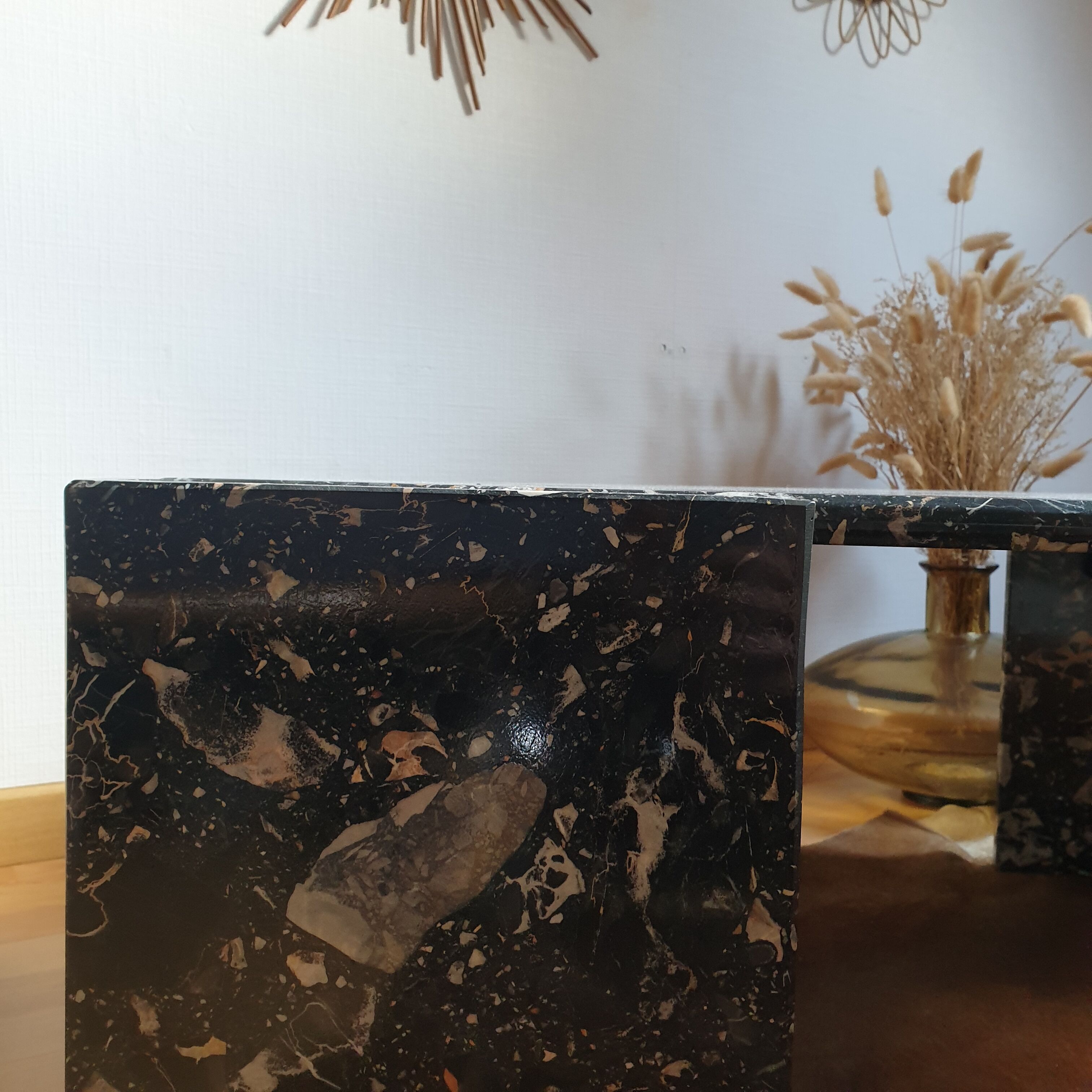 Vintage marble coffee table