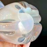 “Fleur Opaline” vase in glass
