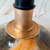 Handmade lamp in brass and Murano glass