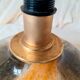 Handmade lamp in brass and Murano glass