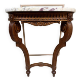 Louis xvi style oak wall console xix eme century