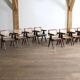 Set of 8 Pierre Jeanneret Office Cane Chairs, India 1950s