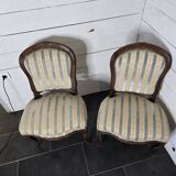 Paire de chaises style Louis XV