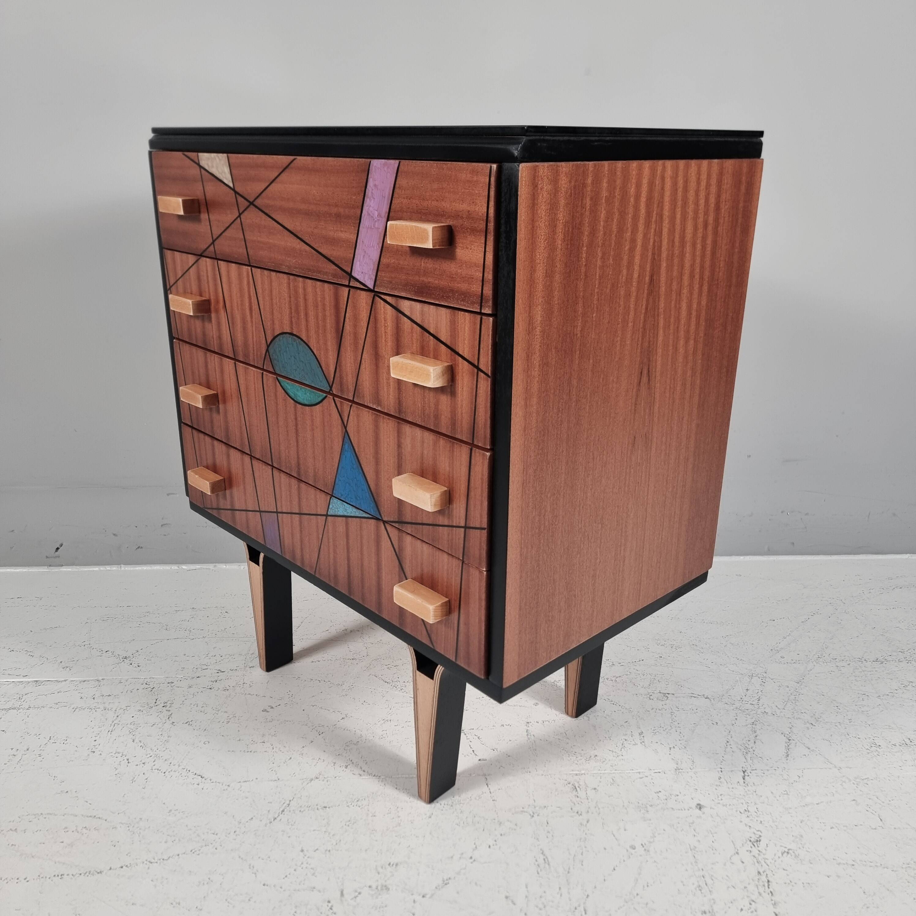 Vintage Bedside Table, 1970s
