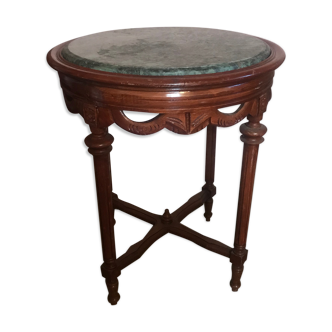 Guéridon style Louis XV merisier