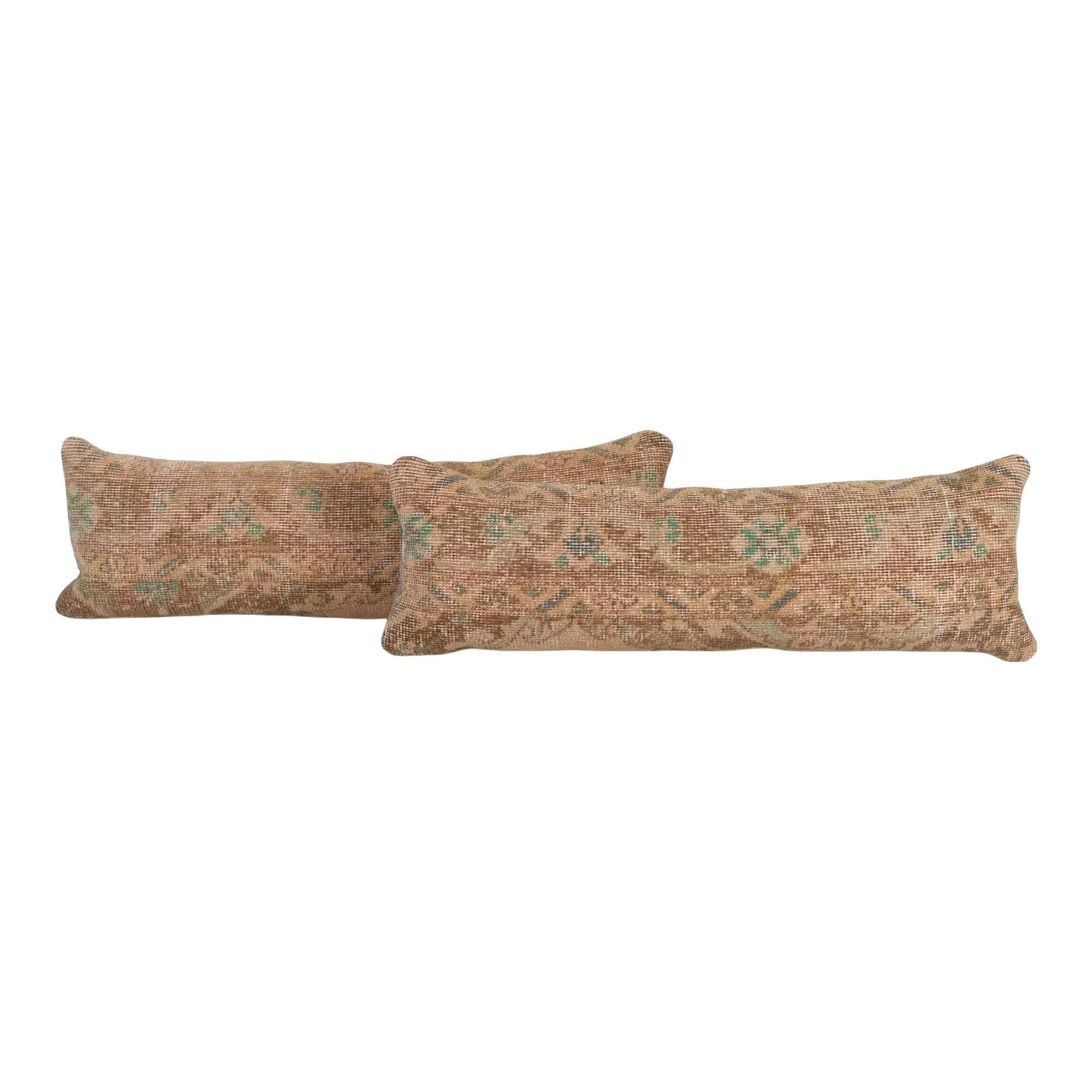 Set of 2 vintage Turkish cushion covers 30x89 cm