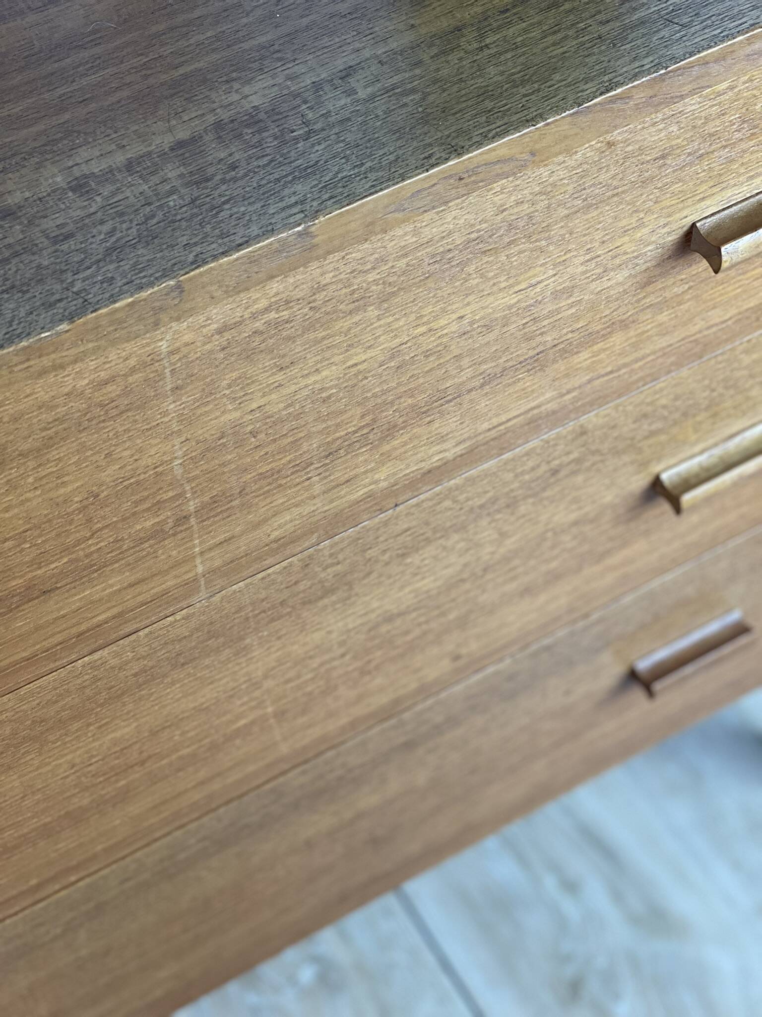 Scandinavian teak chest of drawers