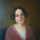 Portrait de jeune femme fin XIX