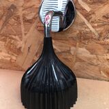 Ancienne Applique E de KARTELL Design Laviani Bakélite Noir + Métal Chromé #B015