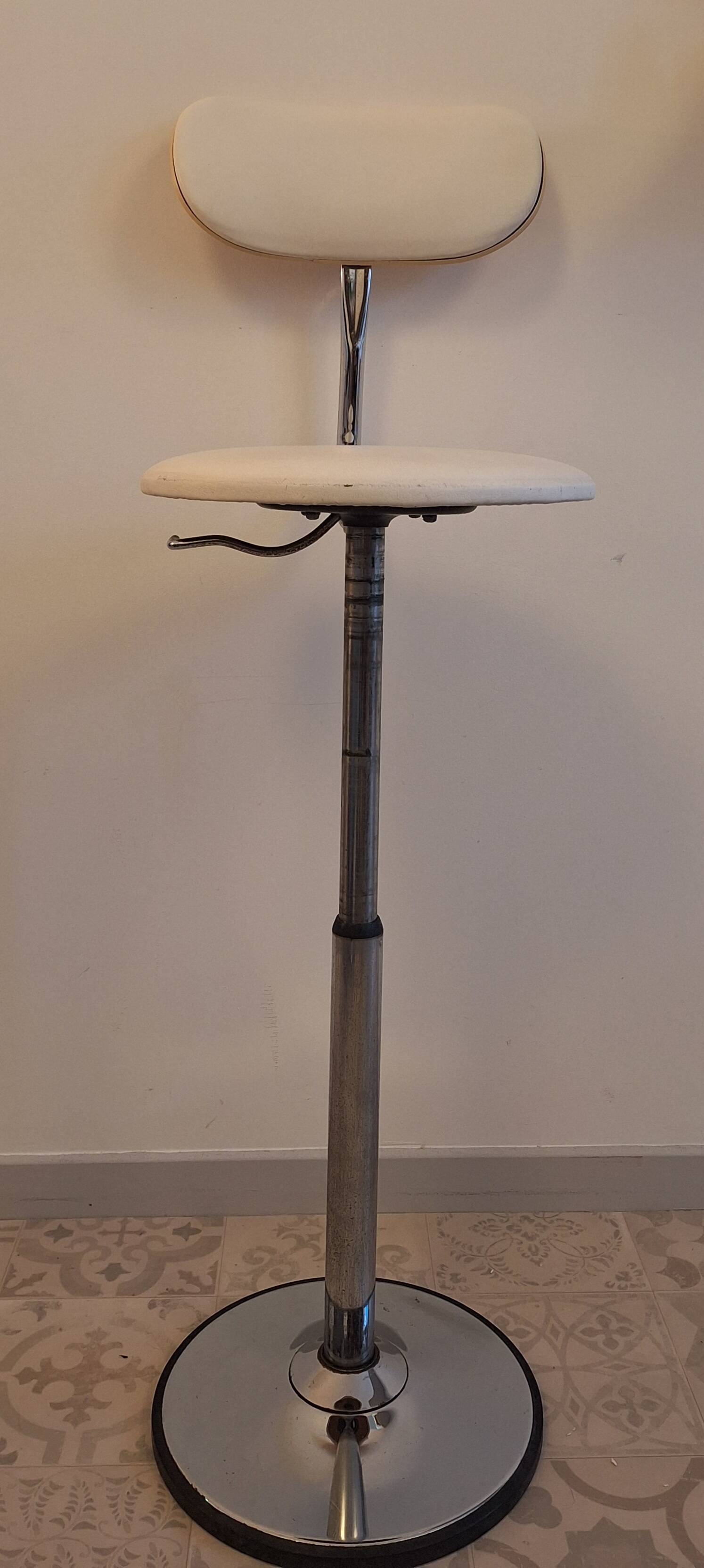 Vintage adjustable high stool Mirima — 1960s/70s