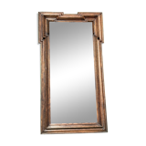 Dutch "Art Deco"wooden mirror 121 cm