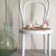 Children's tuna cannage chair renovated in sky blue