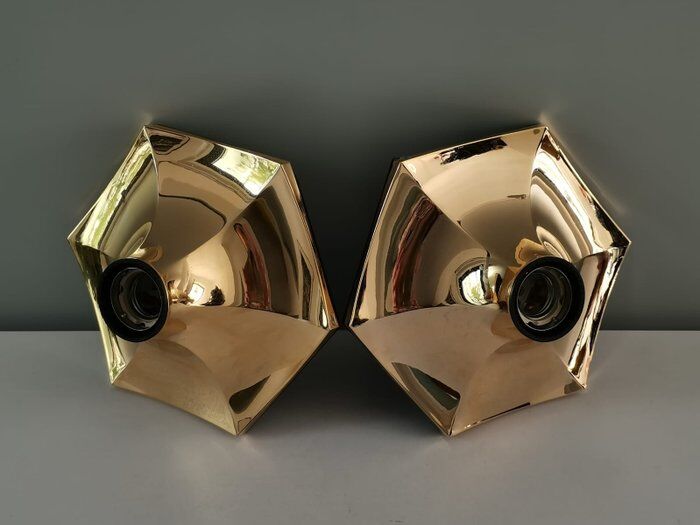 Pair of Italian wall lamps Fosnova - "Cloe"