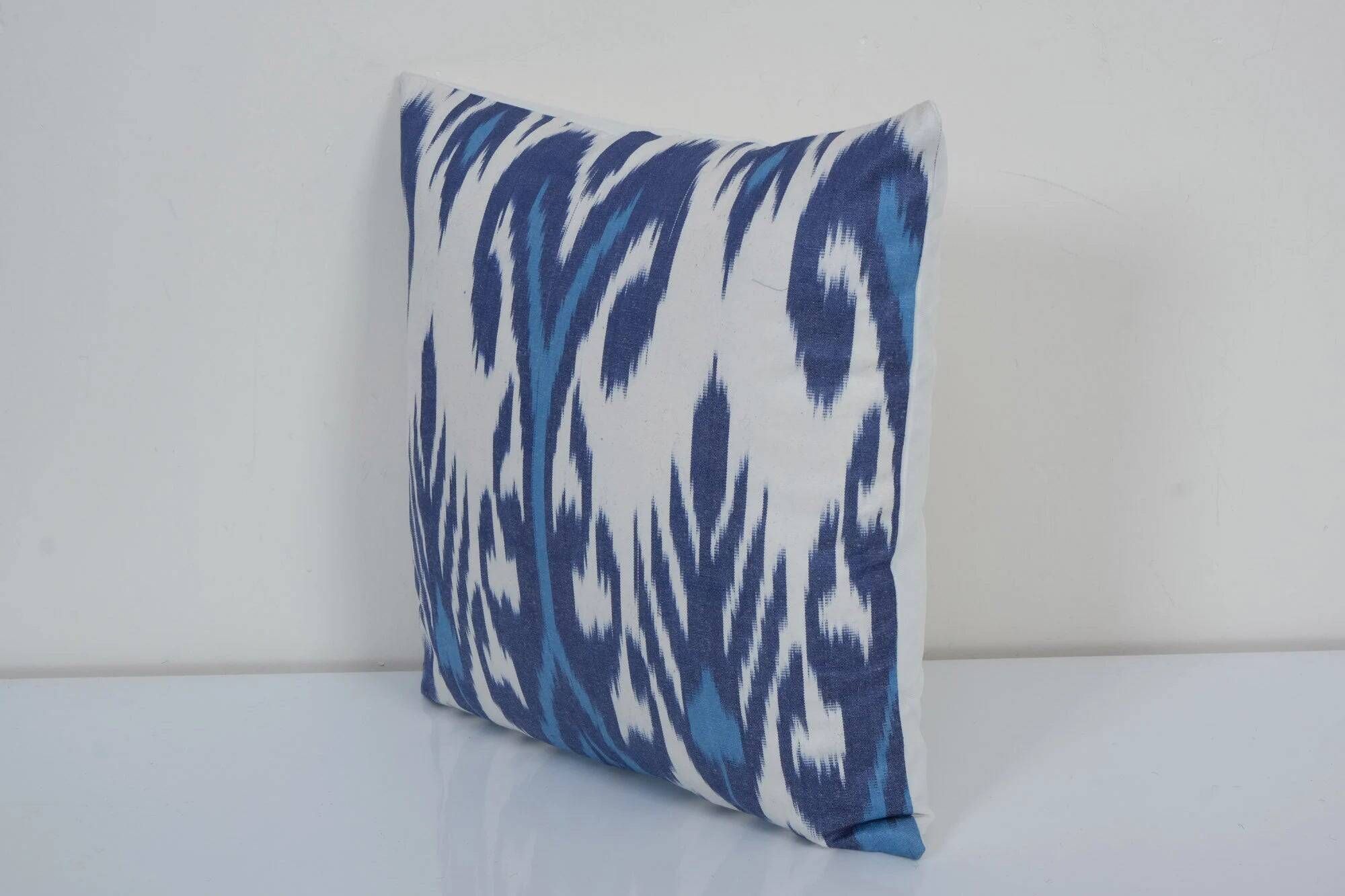 Vintage ikat cushion cover 36x36 cm