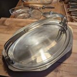 Silver metal aperitif server