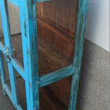 Old wooden showcase