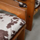 Pair of Danish teak armchairs and footrests, 1960