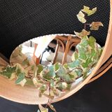 Bevelled oval mirror 25x10cm