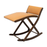 Vintage leatherette footstool, 1980´s