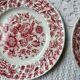 9 assiettes à dessert Ridgway Ironstone Staffordshire England Clifton