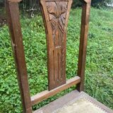 Paire de chaises ancienne en bois