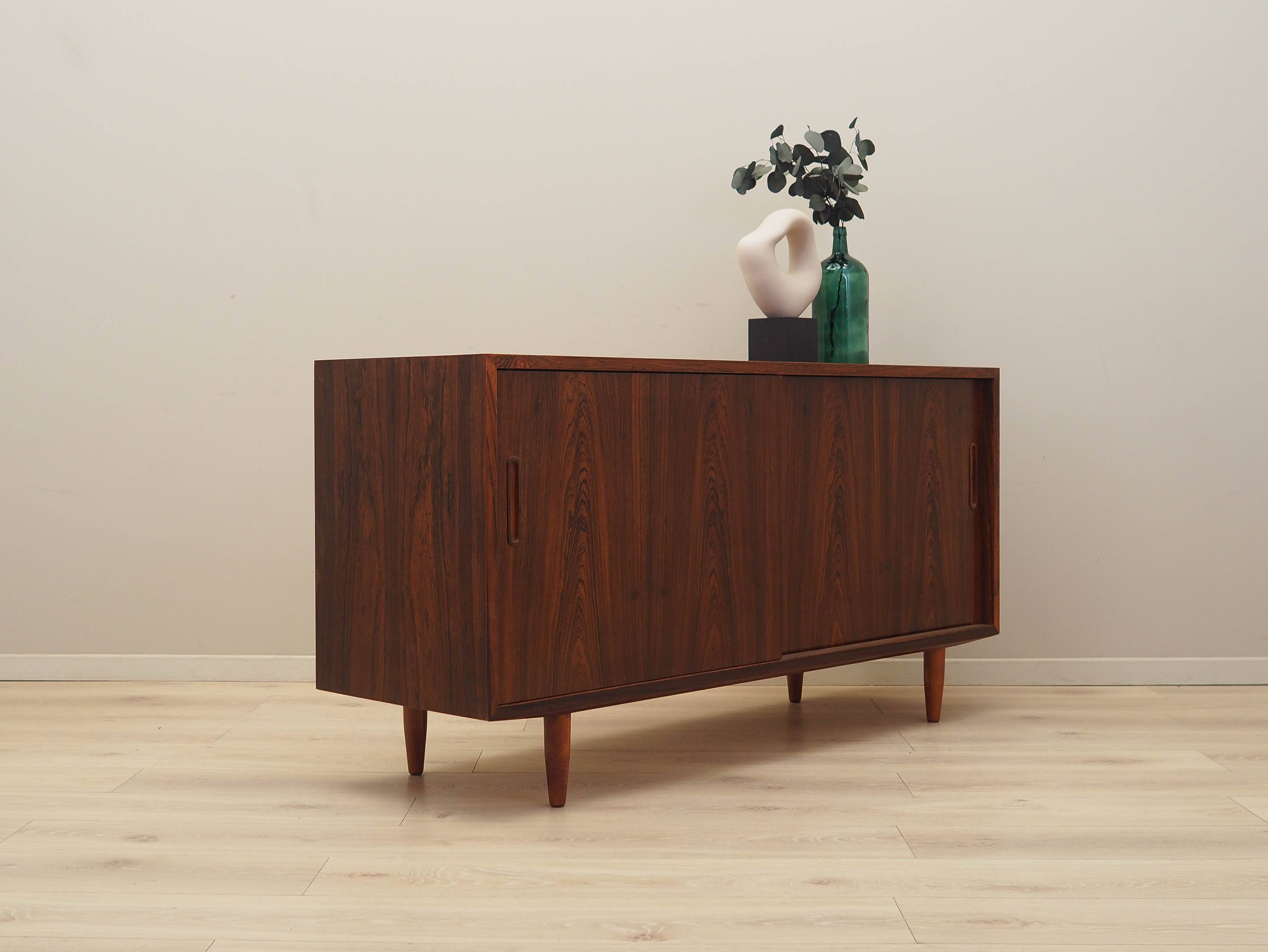Rosewood cabinet, Danish design, 1970s, manufacturer: Hundevad
