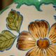 Vase early 20th century floral decoration Gouda