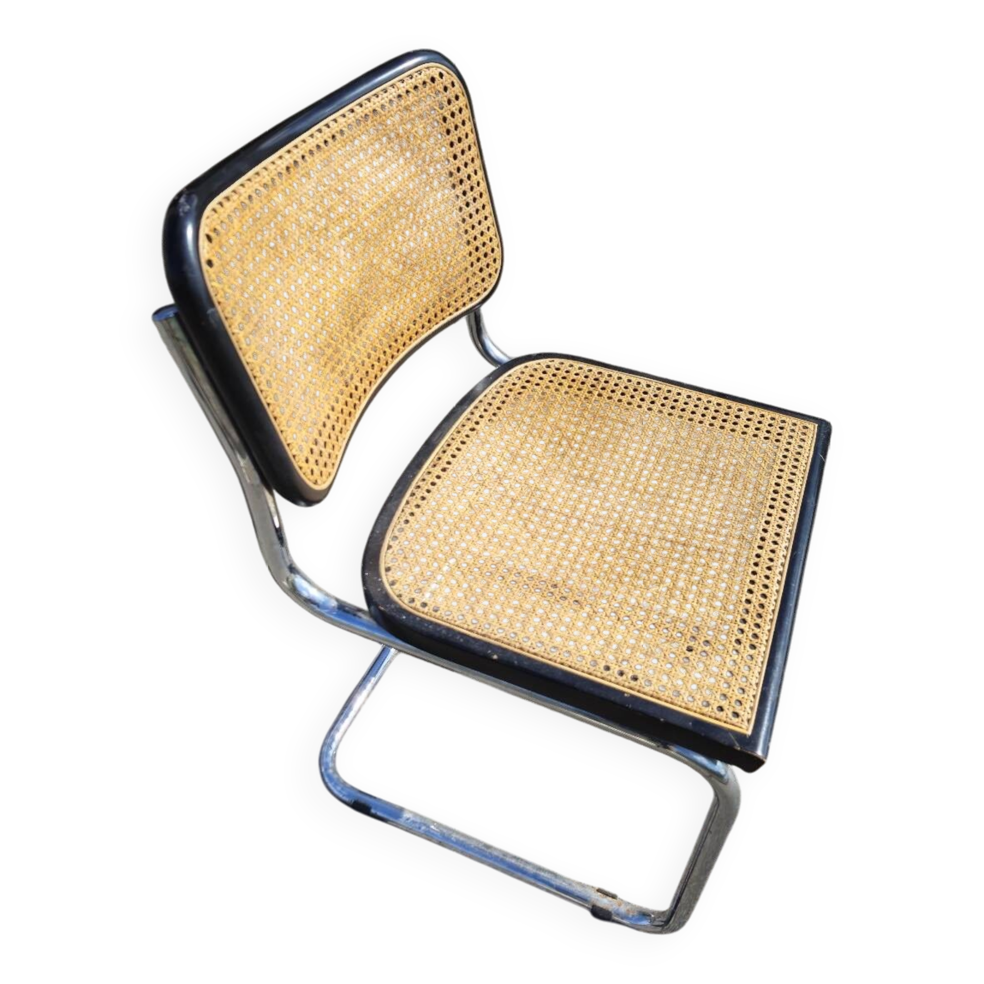 Marcel Breuer B32 chair in original canework