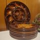 Large St Clément Platter and its 6 oyster plates