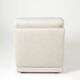 Beige fireside chair by Jacques Charpentier