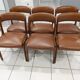Suite of 6 chairs model gondola house baumann vintage 1970