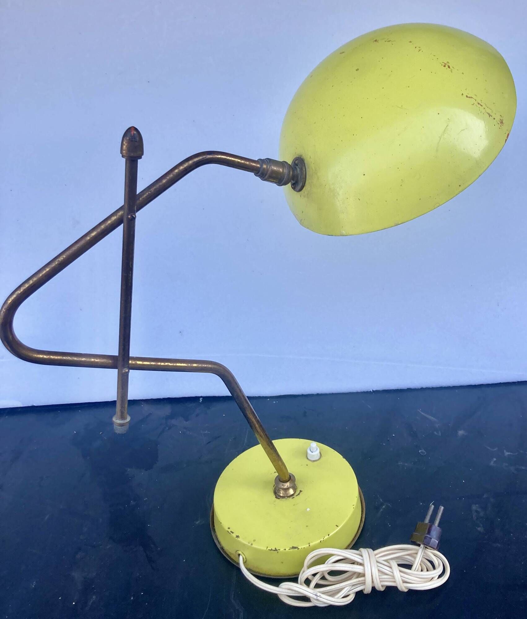 Desk lamp by jean boris lacroix - vintage from the 1950s - rare!!!
