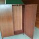 Armoire vintage scandinave en bois – penderie et étagères – années 60