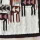 Vintage Carpet Lamas South America 66 x 111 cm
