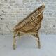 Rattan basket armchair from the 60s