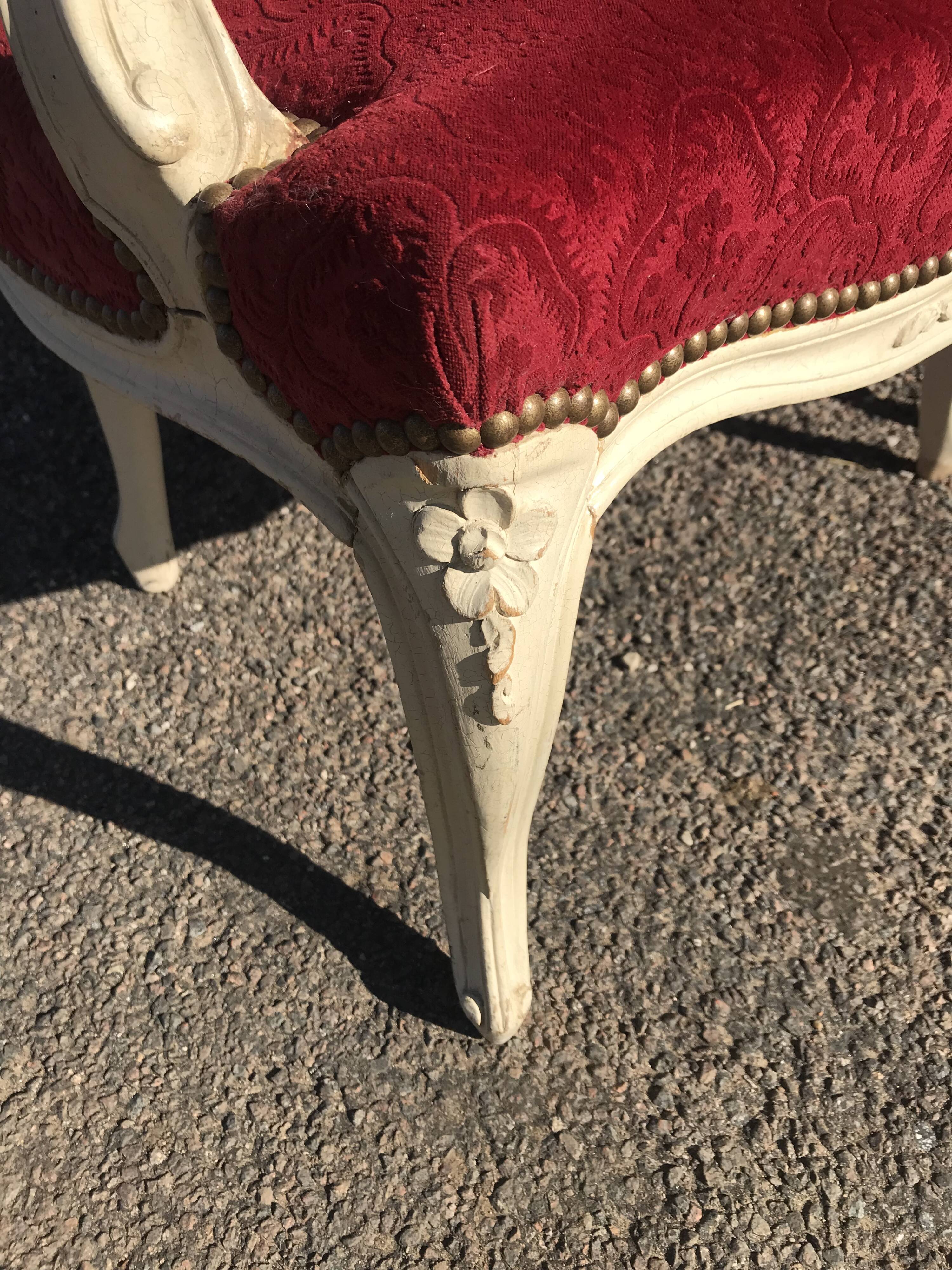 Pair of Louis XV convertible chairs