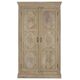 Mango wood cabinet 125x43x214 natural carving